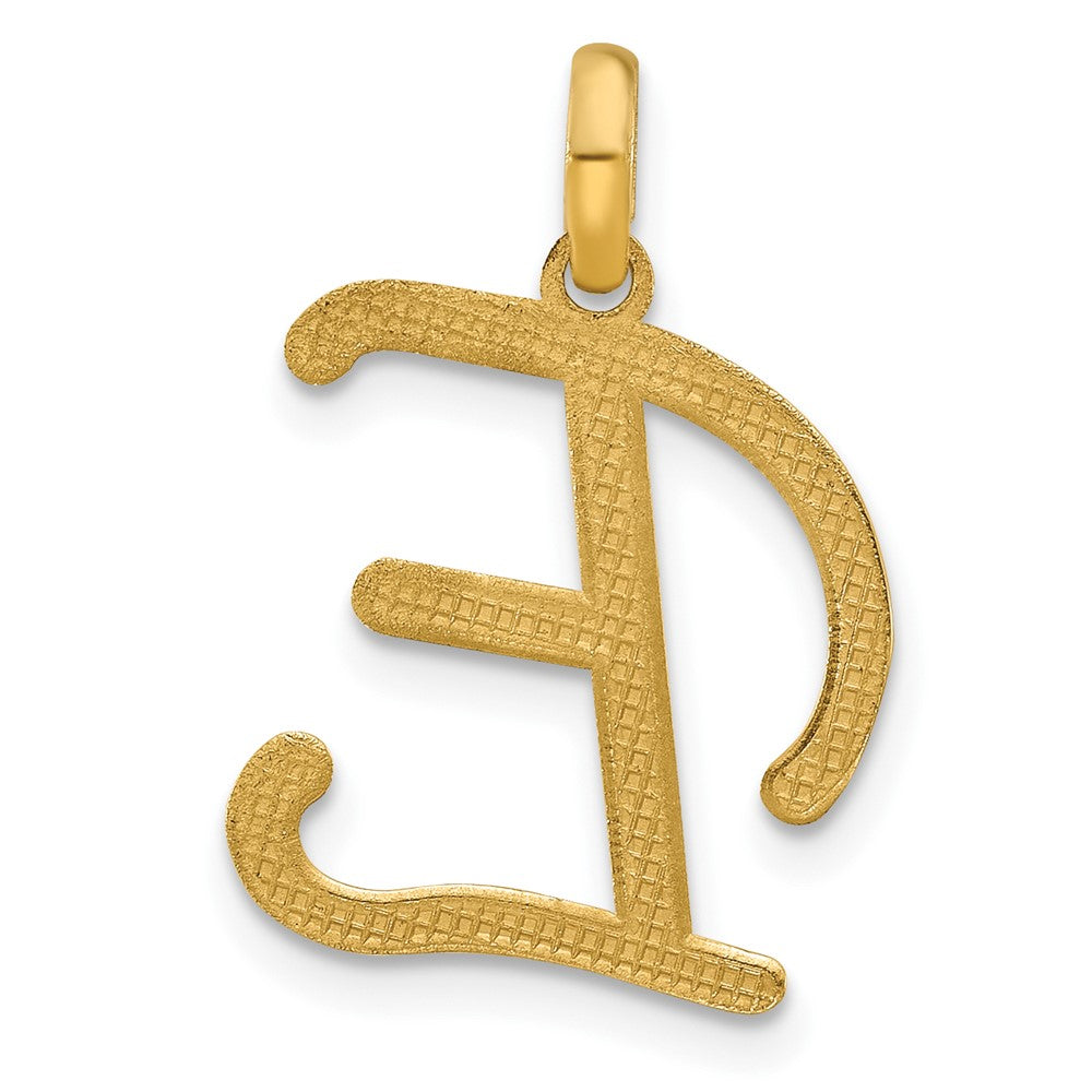 14K Gelbgold Fantasie Buchstabe E