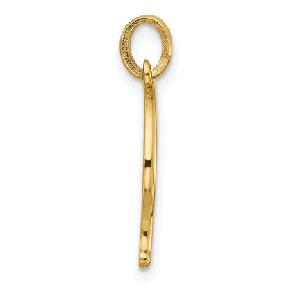 14K Gelbgold Fantasie Buchstabe F