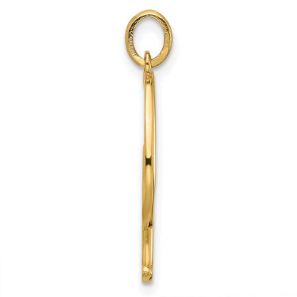14K Gelbgold Fantasie Buchstabe G