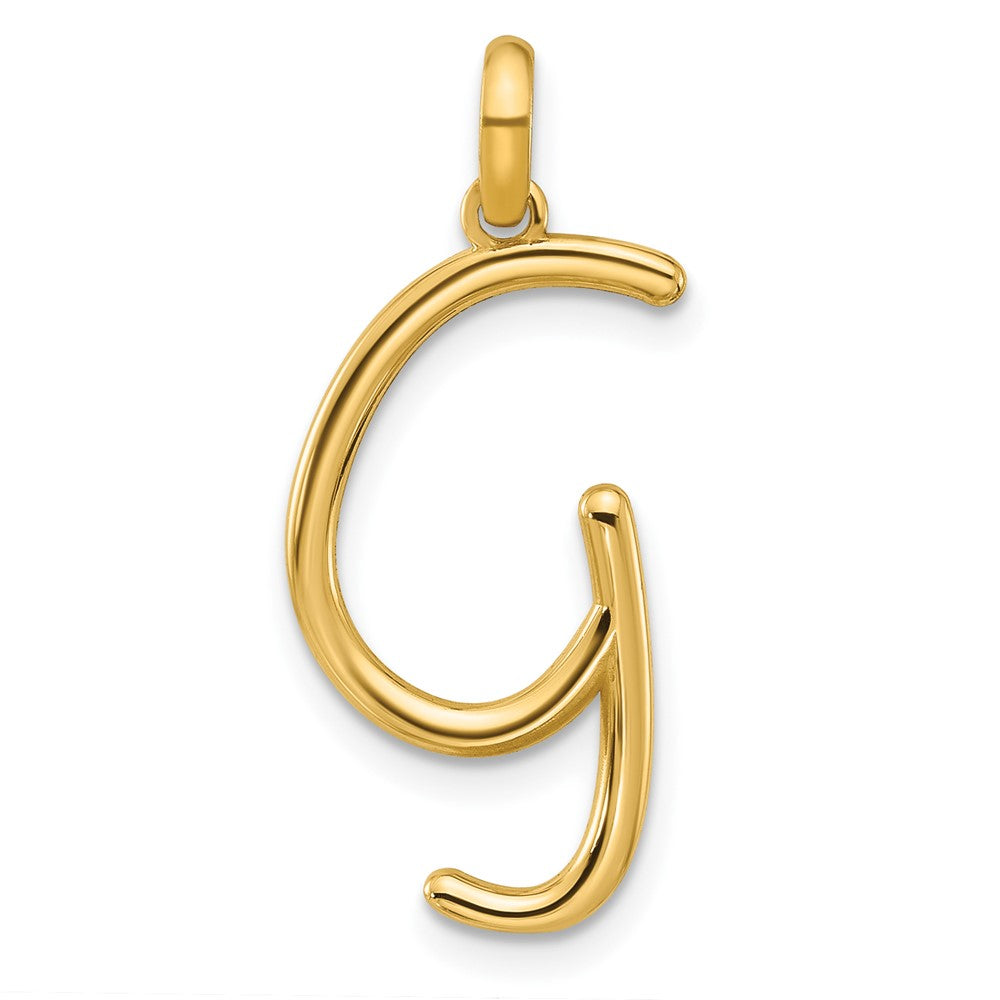 14K Gelbgold Fantasie Buchstabe G
