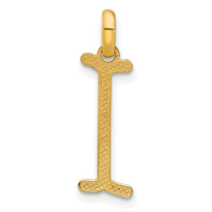 14K Gelbgold Fantasie Buchstabe I