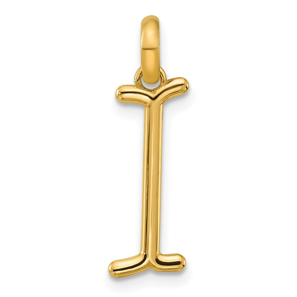 14K Gelbgold Fantasie Buchstabe I