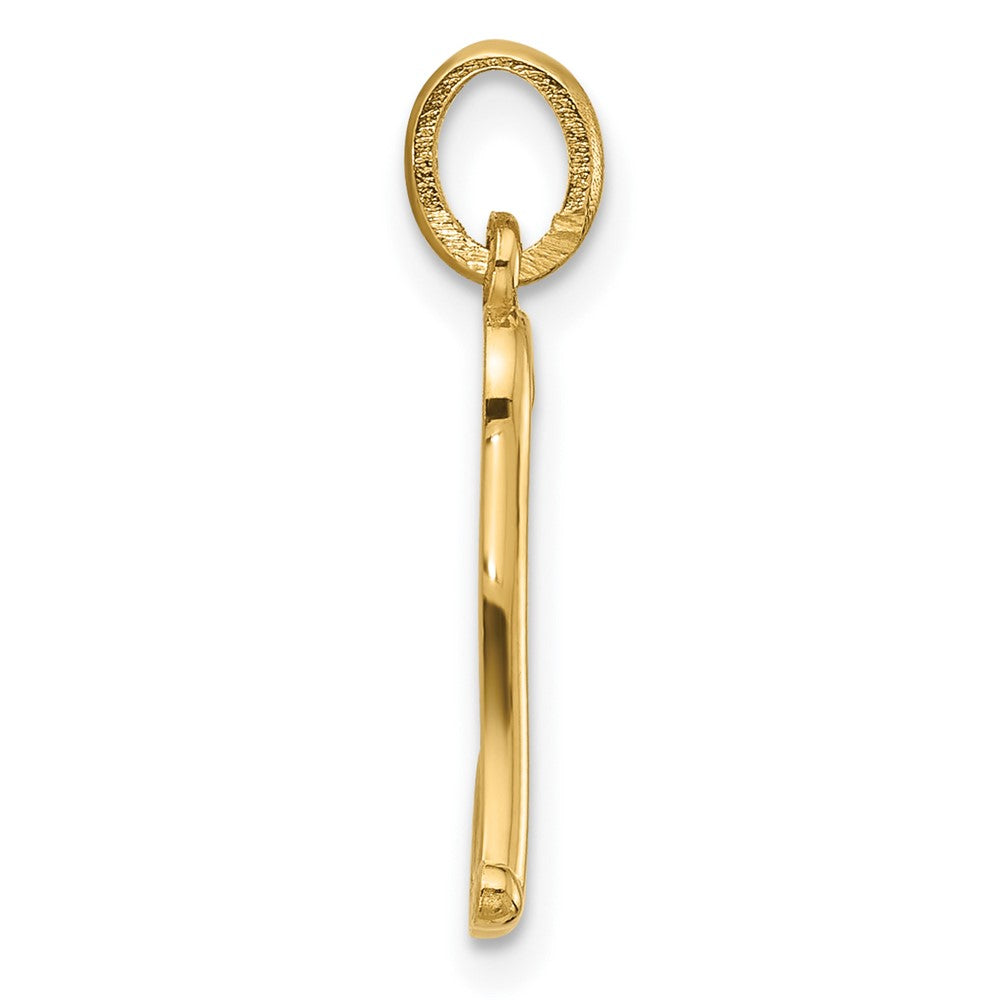 14K Gelbgold Fantasie Buchstabe L