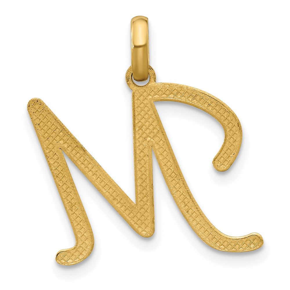 14K Gelbgold Fantasie Buchstabe M