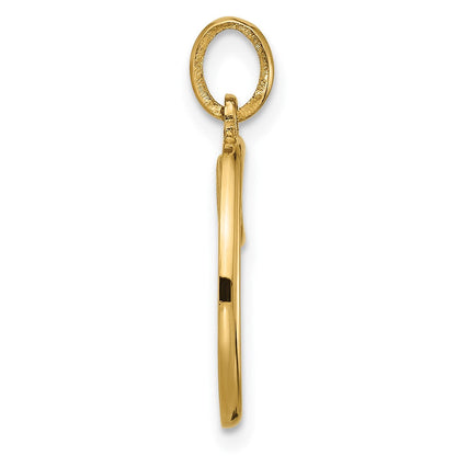 14K Gelbgold Fantasie Buchstabe O