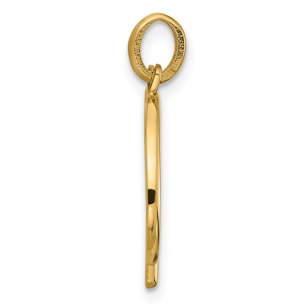 14K Gelbgold Fantasie Buchstabe P