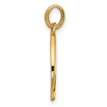 14K Gelbgold Fantasie Buchstabe P