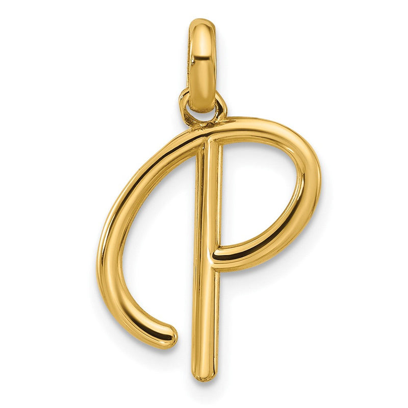14K Gelbgold Fantasie Buchstabe P