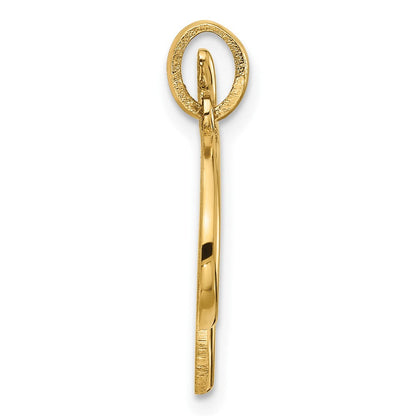 14K Gelbgold Fantasie Buchstabe T