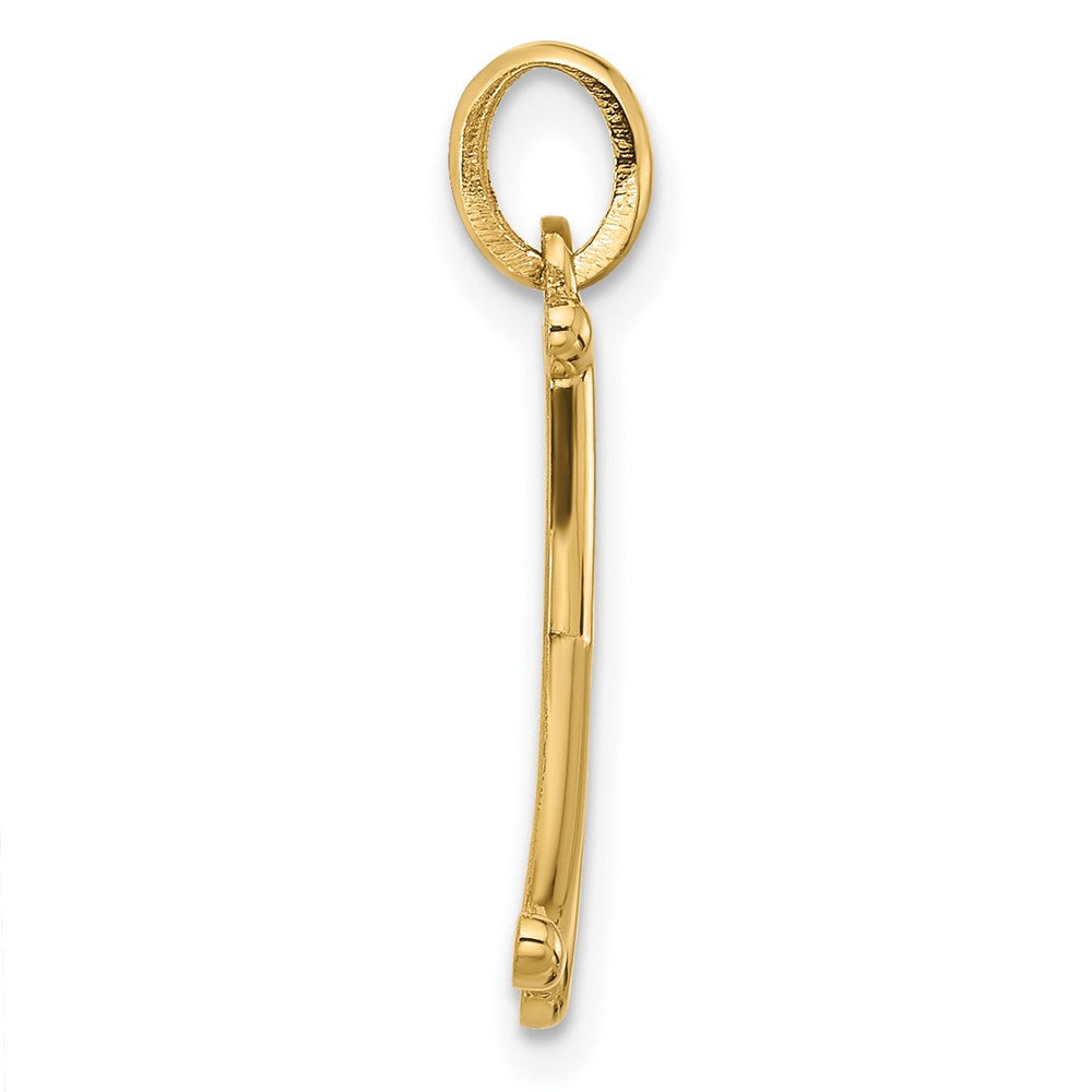14K Gelbgold Fantasie Buchstabe X