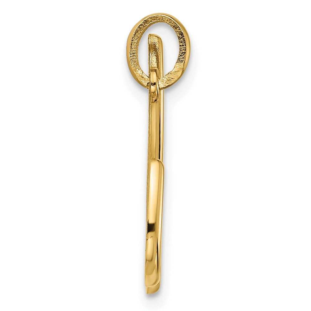 14K Gelbgold Fantasie Buchstabe Y