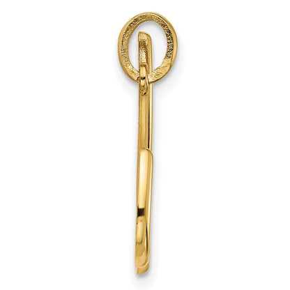 14K Gelbgold Fantasie Buchstabe Y