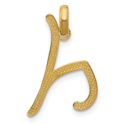 14K Gelbgold Fantasie Buchstabe Y