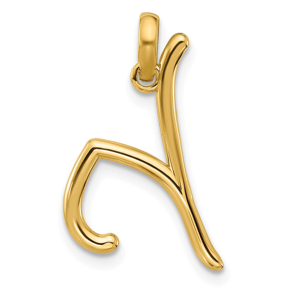 14K Gelbgold Fantasie Buchstabe Y