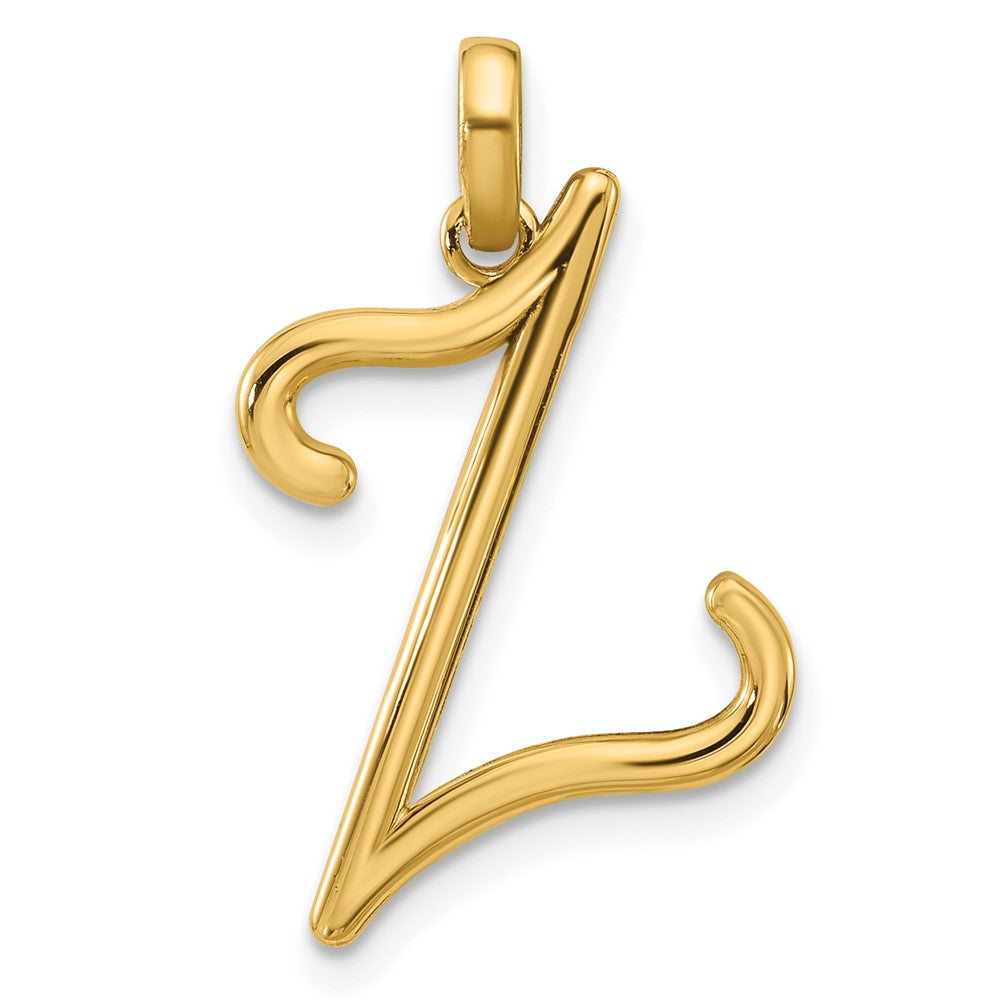 14K Gelbgold Fantasie Buchstabe Z