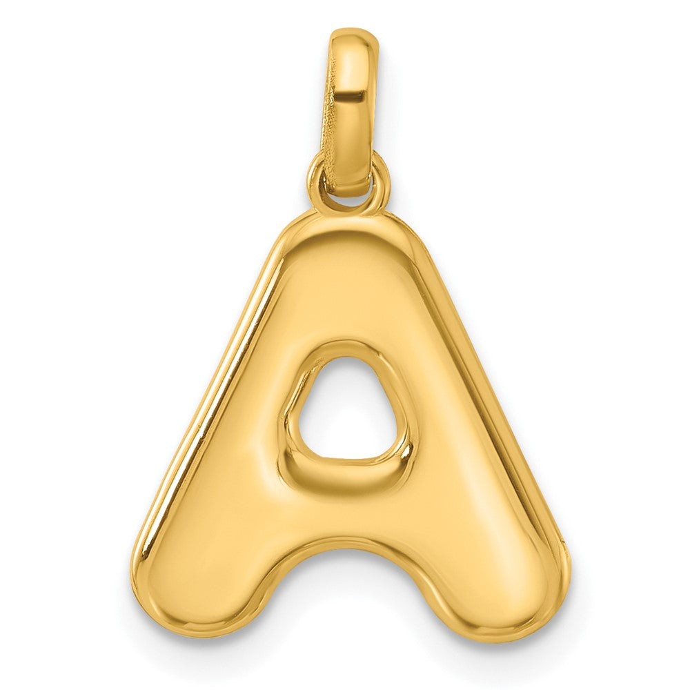 14K Gelbgold Fantasie Buchstabe A