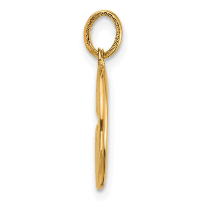 14K Gelbgold Fantasie Buchstabe C