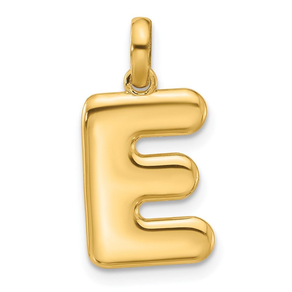 14K Gelbgold Fantasie Buchstabe E