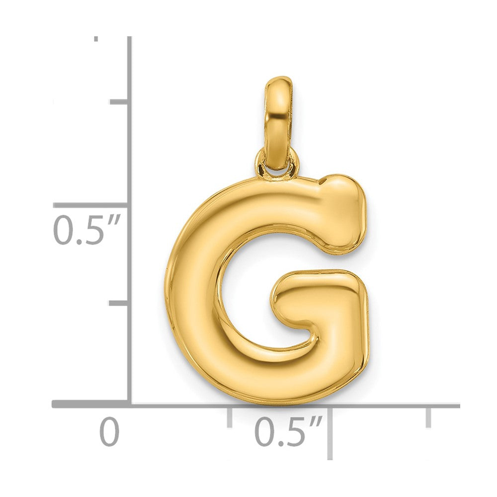 14K Gelbgold Fantasie Buchstabe G