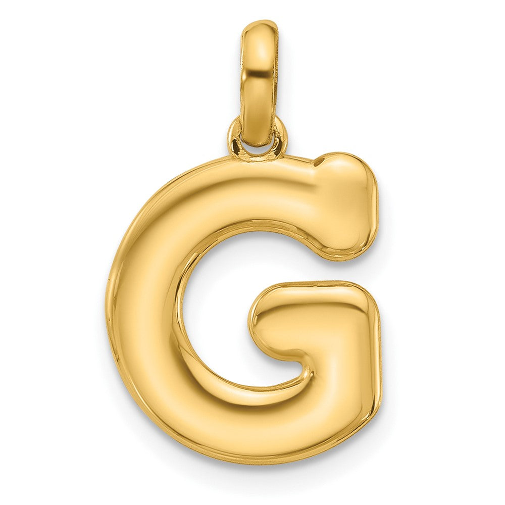 14K Gelbgold Fantasie Buchstabe G
