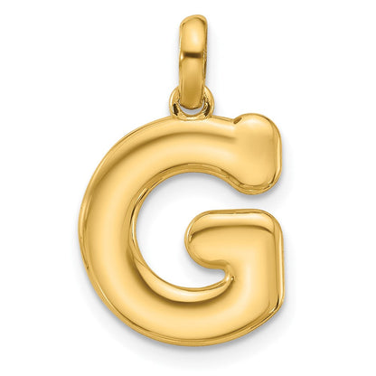14K Gelbgold Fantasie Buchstabe G