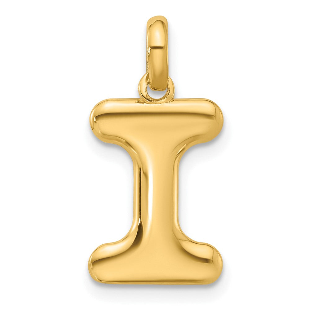 14K Gelbgold Fantasie Buchstabe I