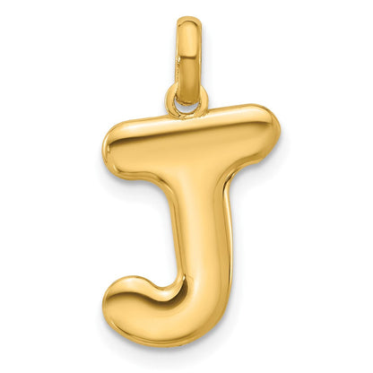 14K Gelbgold Fantasie Buchstabe J