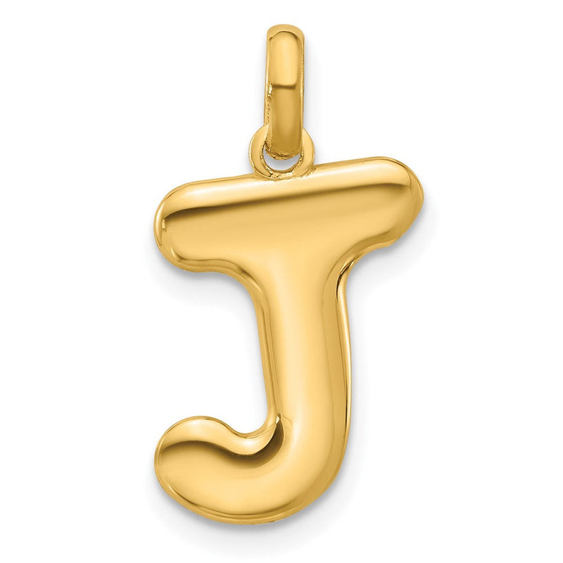 14K Gelbgold Fantasie Buchstabe J
