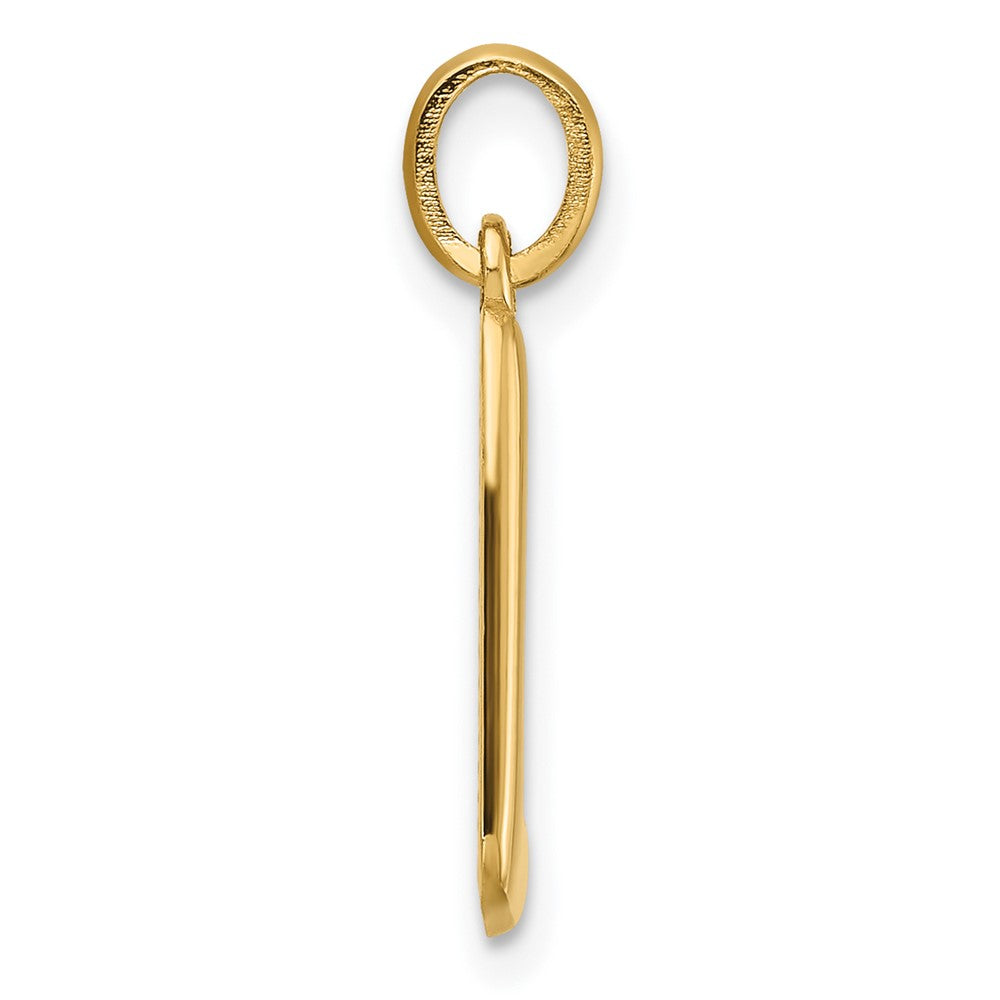 14K Gelbgold Fantasie Buchstabe L