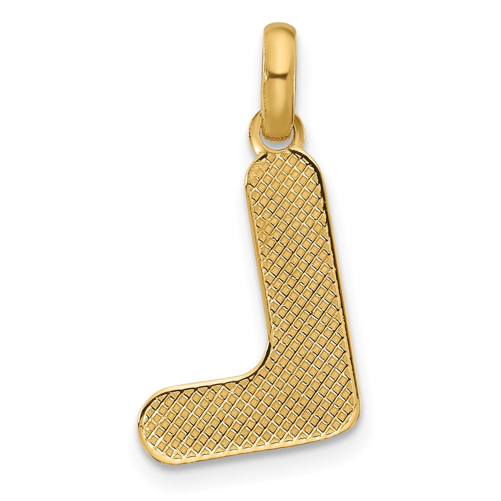 14K Gelbgold Fantasie Buchstabe L