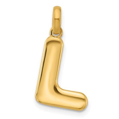 14K Gelbgold Fantasie Buchstabe L