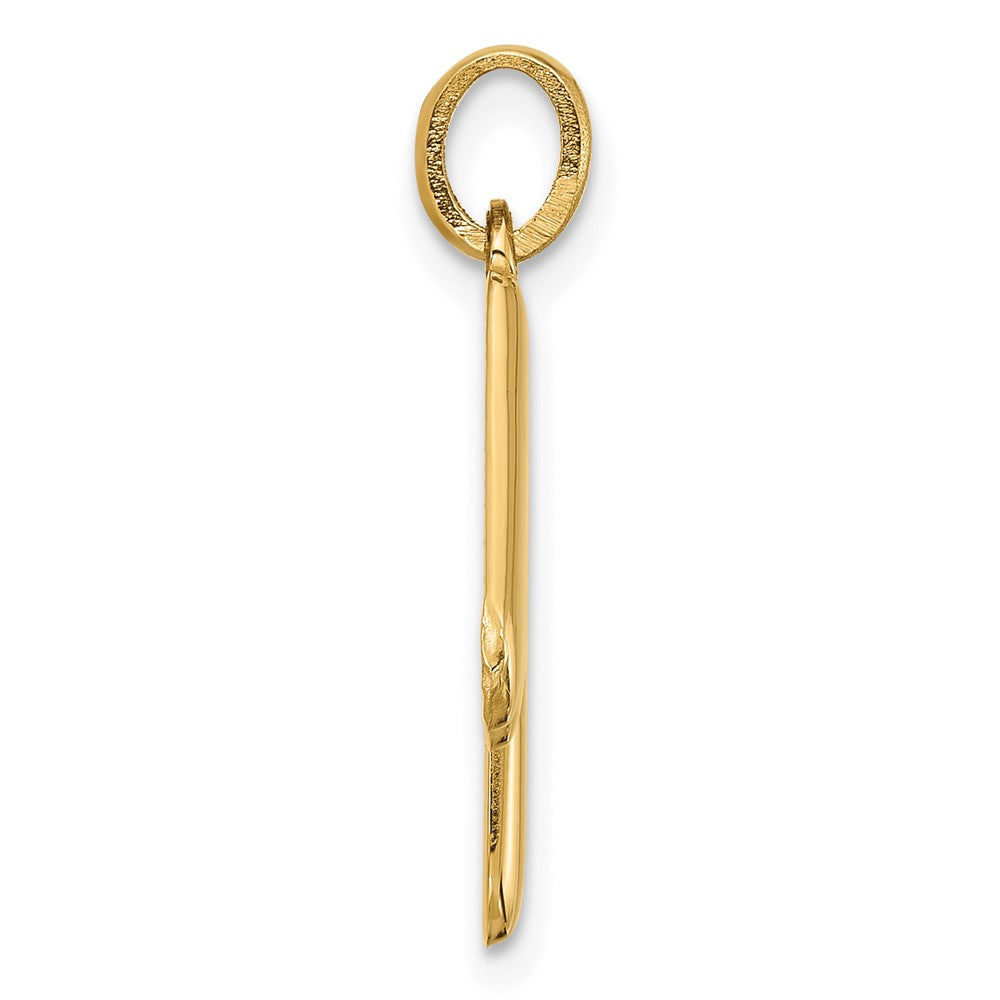 14K Gelbgold Fantasie Buchstabe M