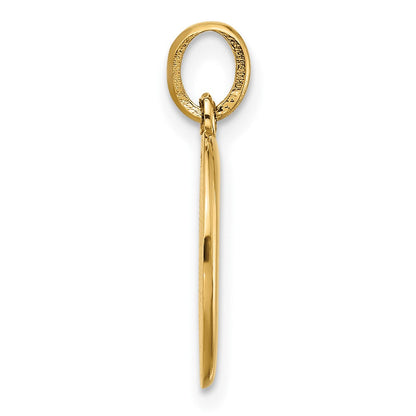 14K Gelbgold Fantasie Buchstabe O