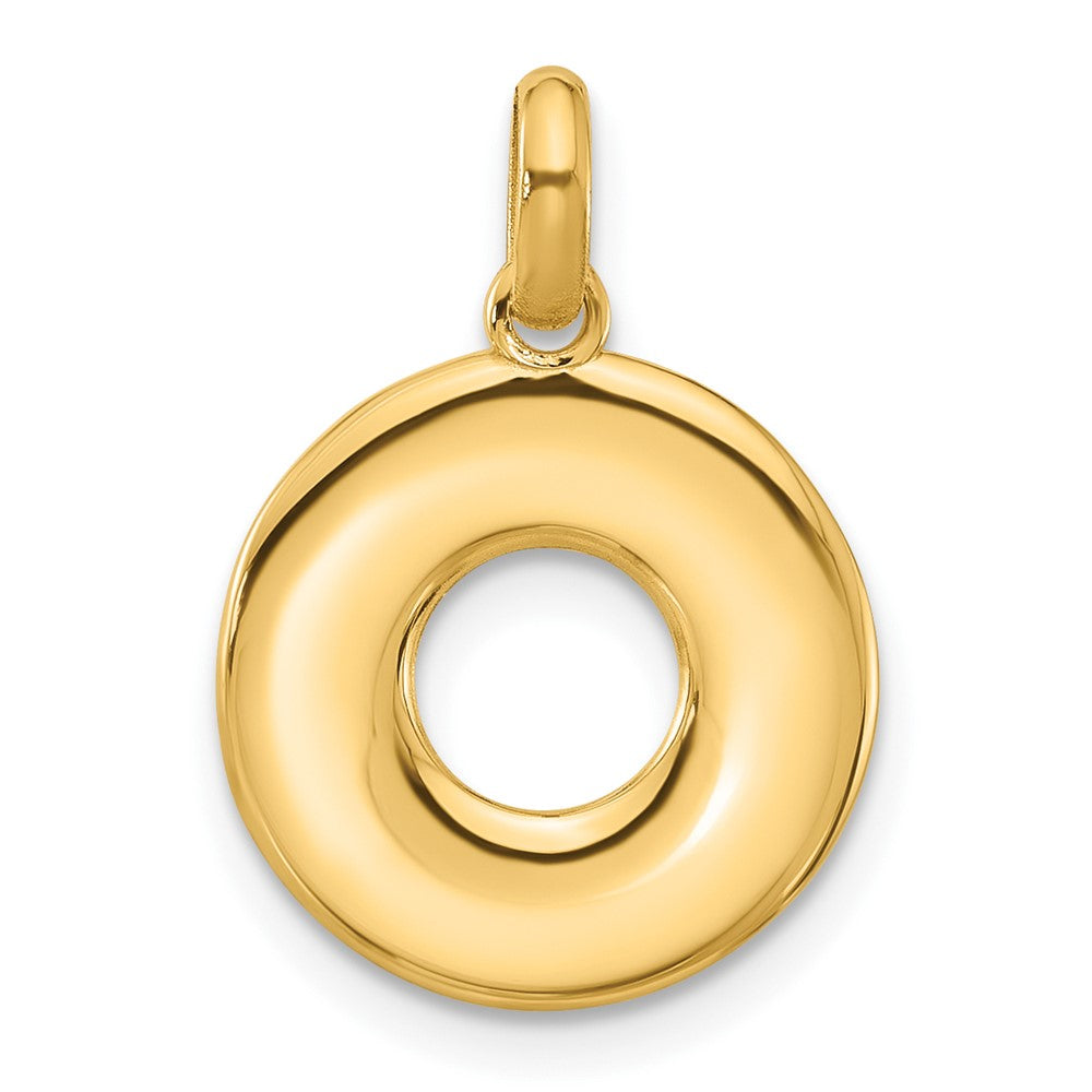 14K Gelbgold Fantasie Buchstabe O