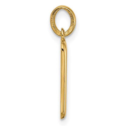 14K Gelbgold Fantasie Buchstabe P