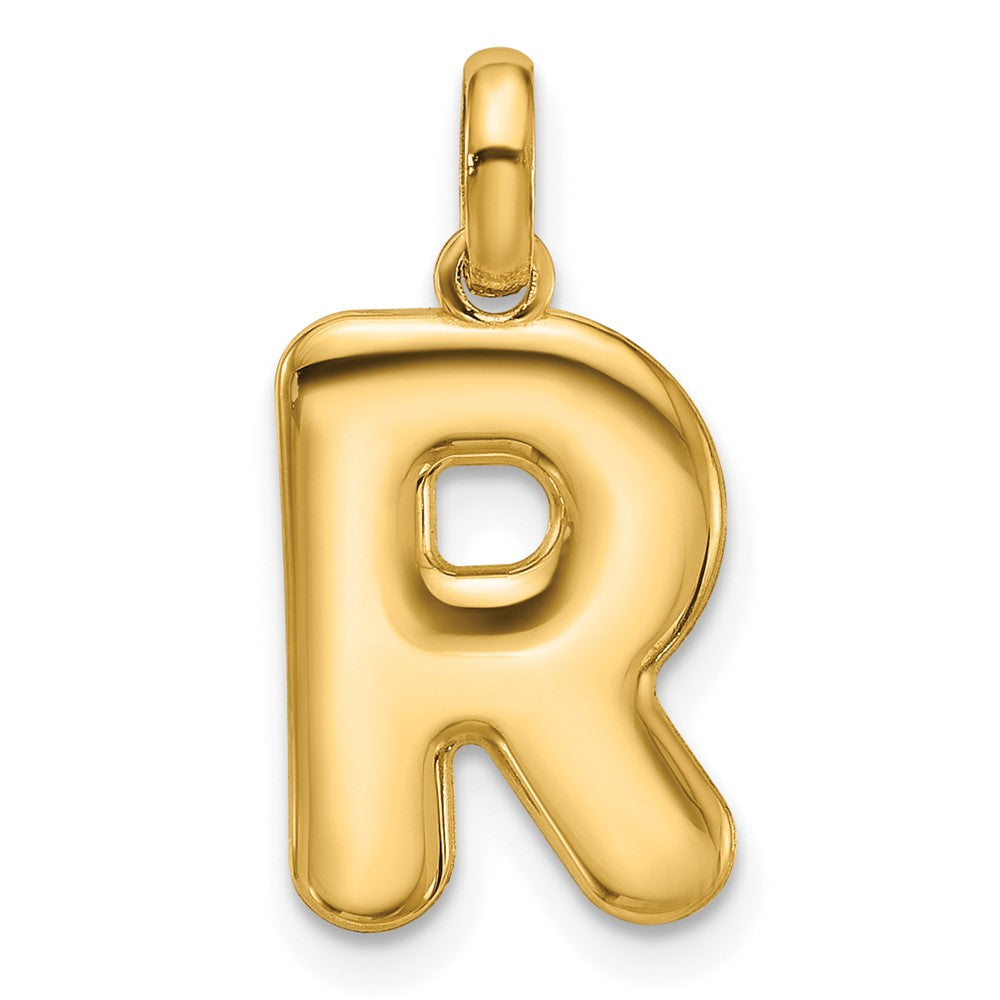 14K Gelbgold Fantasie Buchstabe R