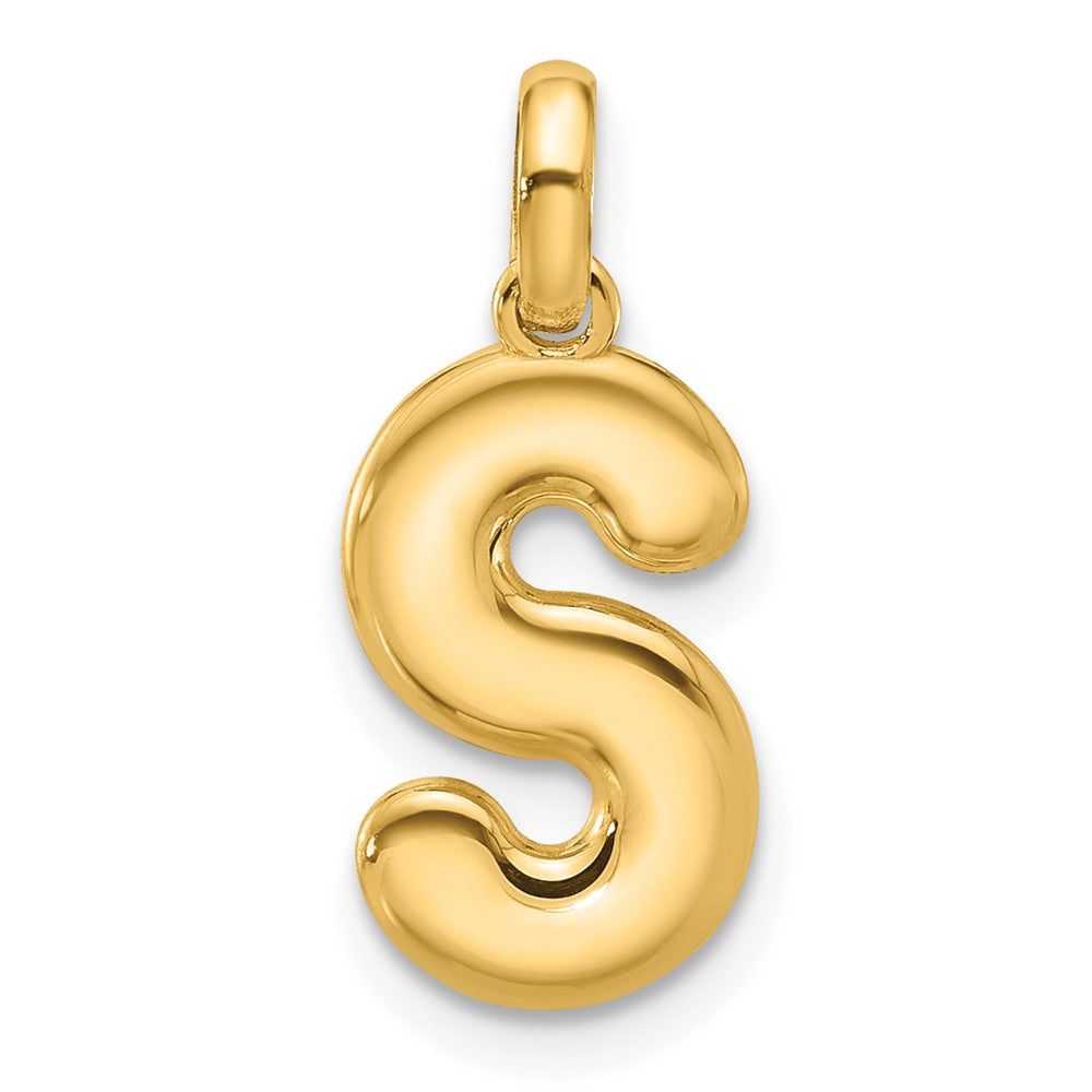 14K Gelbgold Fantasie Buchstabe S