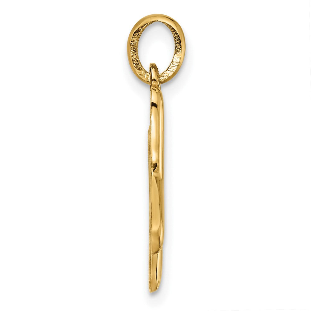 14K Gelbgold Fantasie Buchstabe X