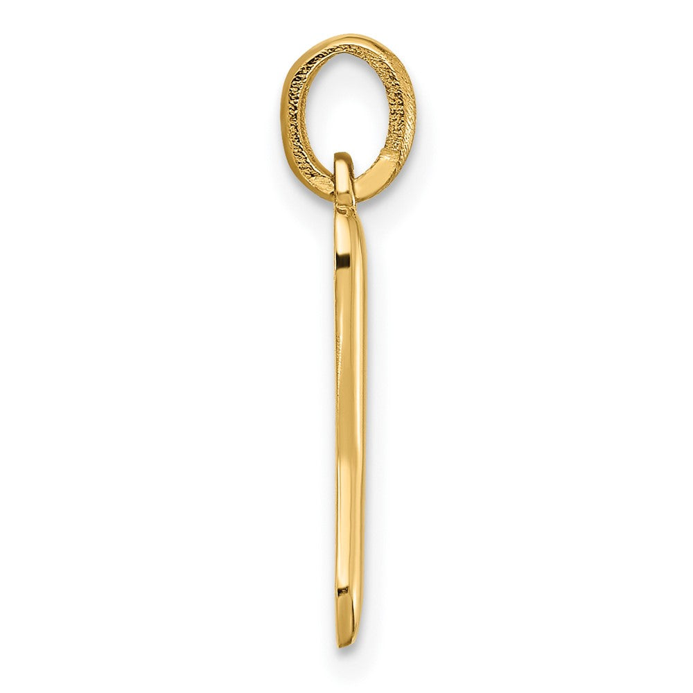 14K Gelbgold Fantasie Buchstabe Y