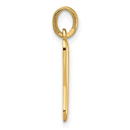 14K Gelbgold Fantasie Buchstabe Y