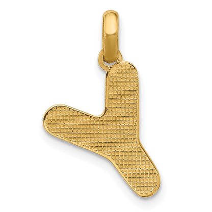 14K Gelbgold Fantasie Buchstabe Y
