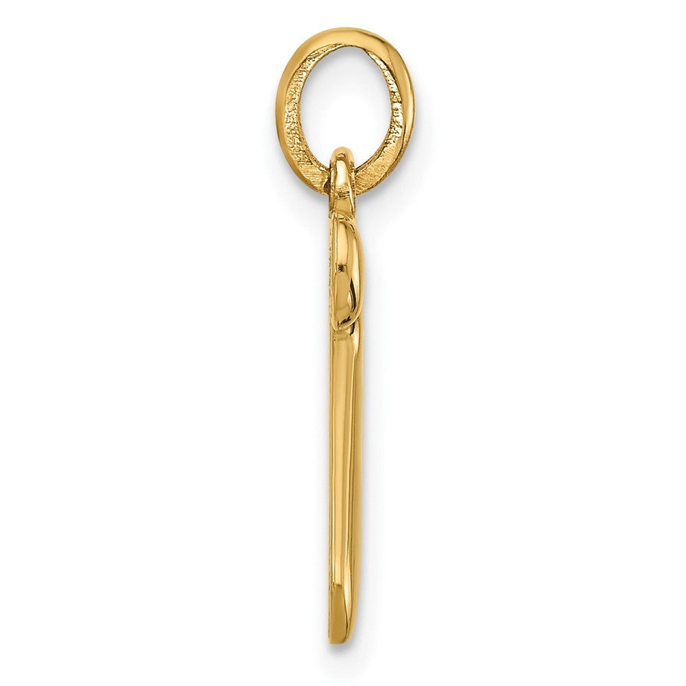 14K Gelbgold Fantasie Buchstabe Z