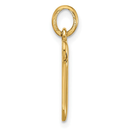 14K Gelbgold Fantasie Buchstabe Z