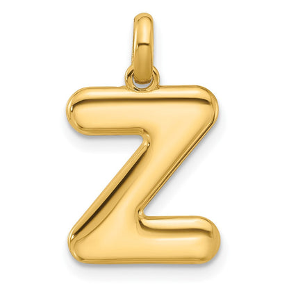 14K Gelbgold Fantasie Buchstabe Z