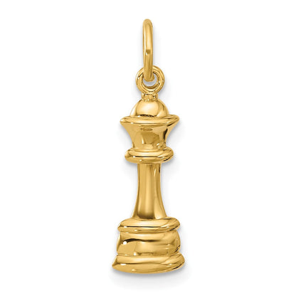14K Gelbgold Fantasie Queen Chess Stück