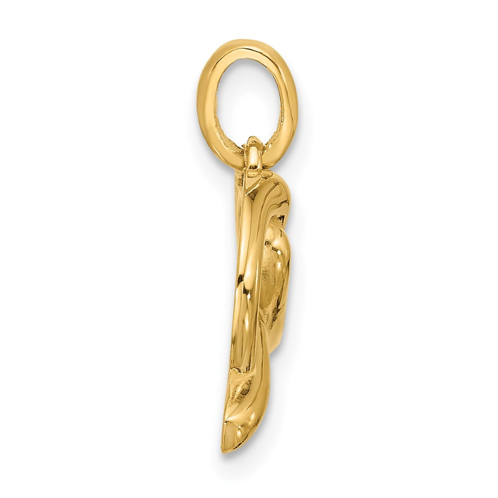 14K Gelbgold Fantasie Pretzel