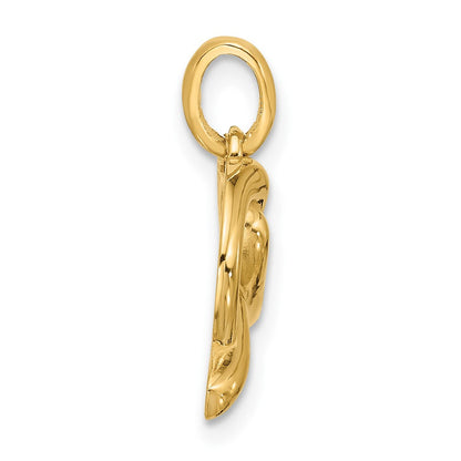 14K Gelbgold Fantasie Pretzel