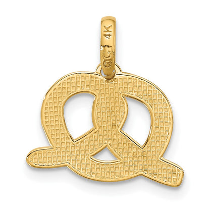 14K Gelbgold Fantasie Pretzel