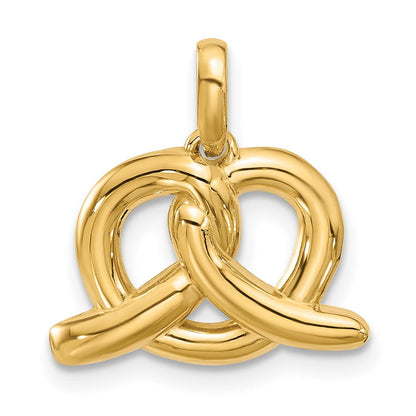 14K Gelbgold Fantasie Pretzel