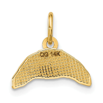 14K Gelbgold Fantasie Croissant